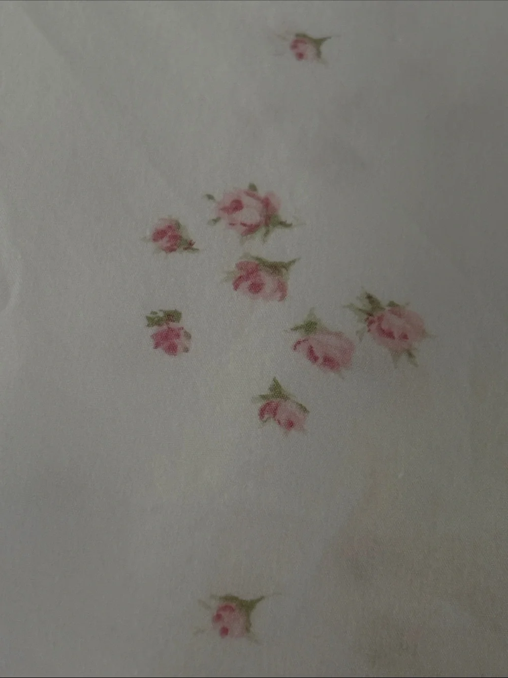 🍓 SIMPLY SHABBY CHIC SPRINKLES rose bud Queen flat sheet